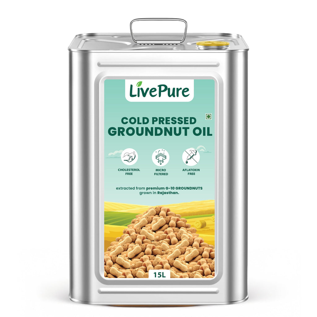 Cold Pressed Groundnut Oil - 1 Litre