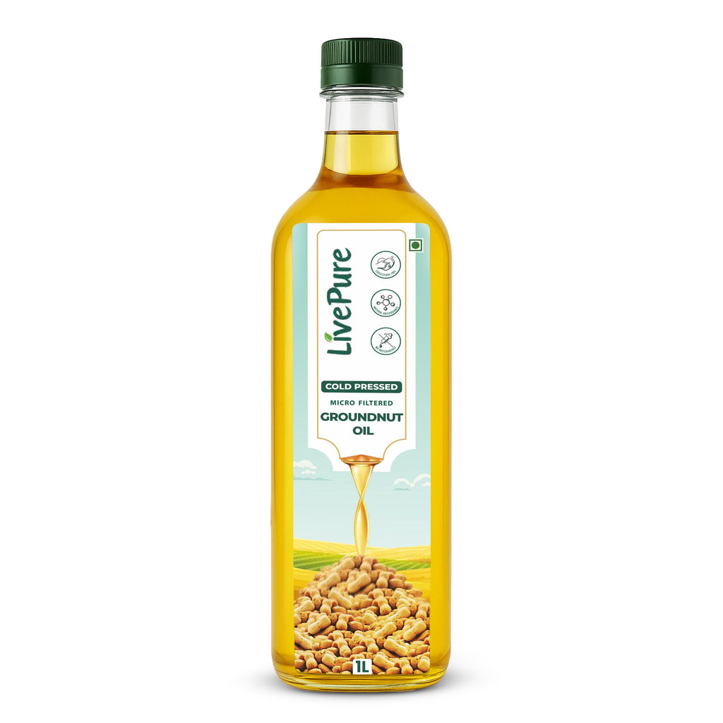 Cold Pressed Groundnut Oil - 5 Litre