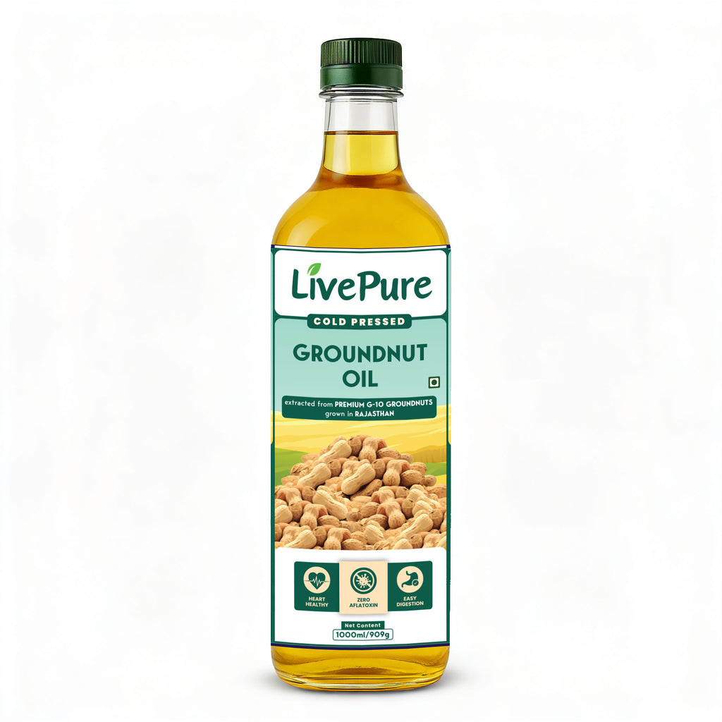 Cold Pressed Groundnut Oil - 1 Litre