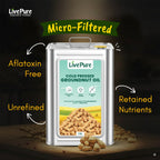 Cold Pressed Groundnut Oil - 15 Litre