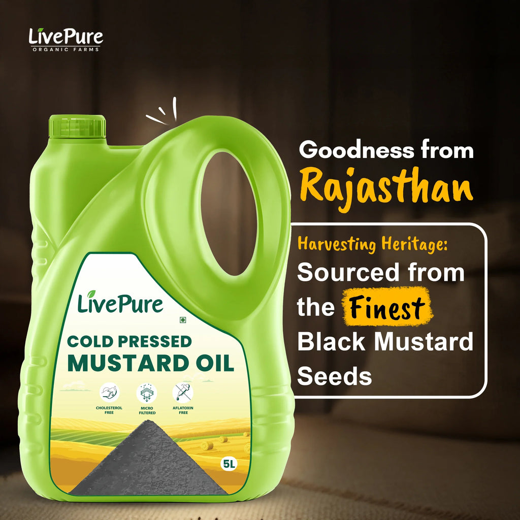 Cold Pressed Mustard Oil - 5 Litre