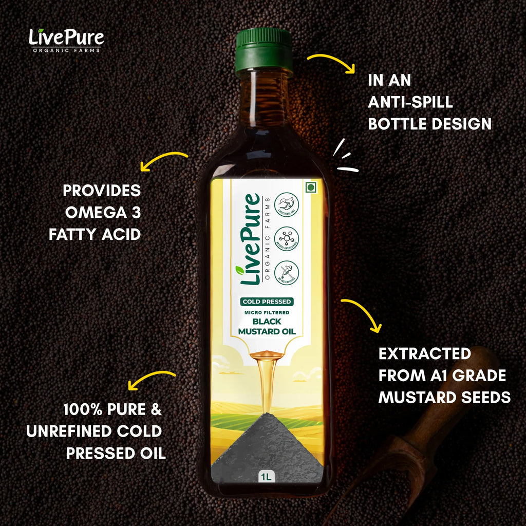 Cold Pressed Mustard Oil - 1 Litre