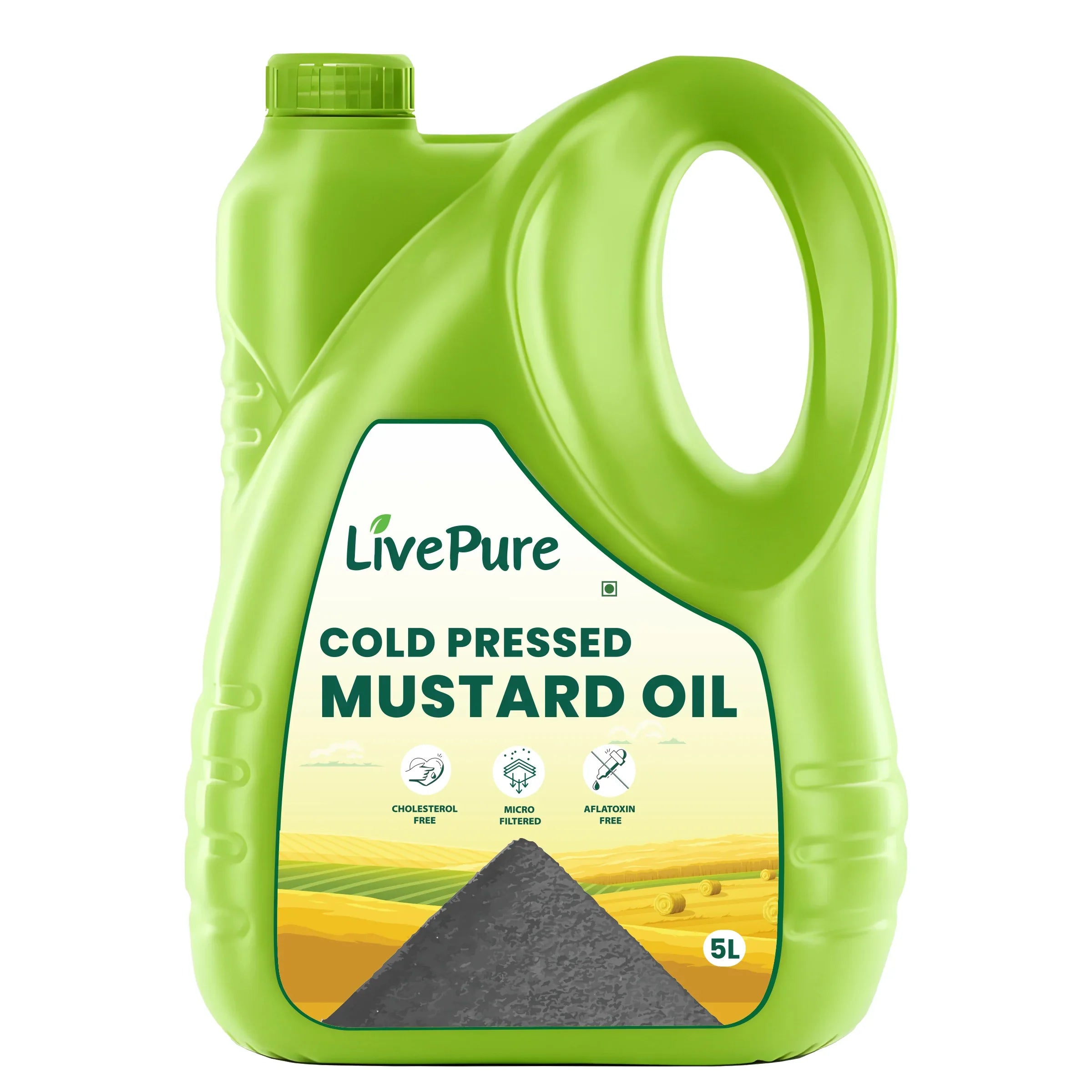 Cold Pressed Mustard Oil - 2 Litre