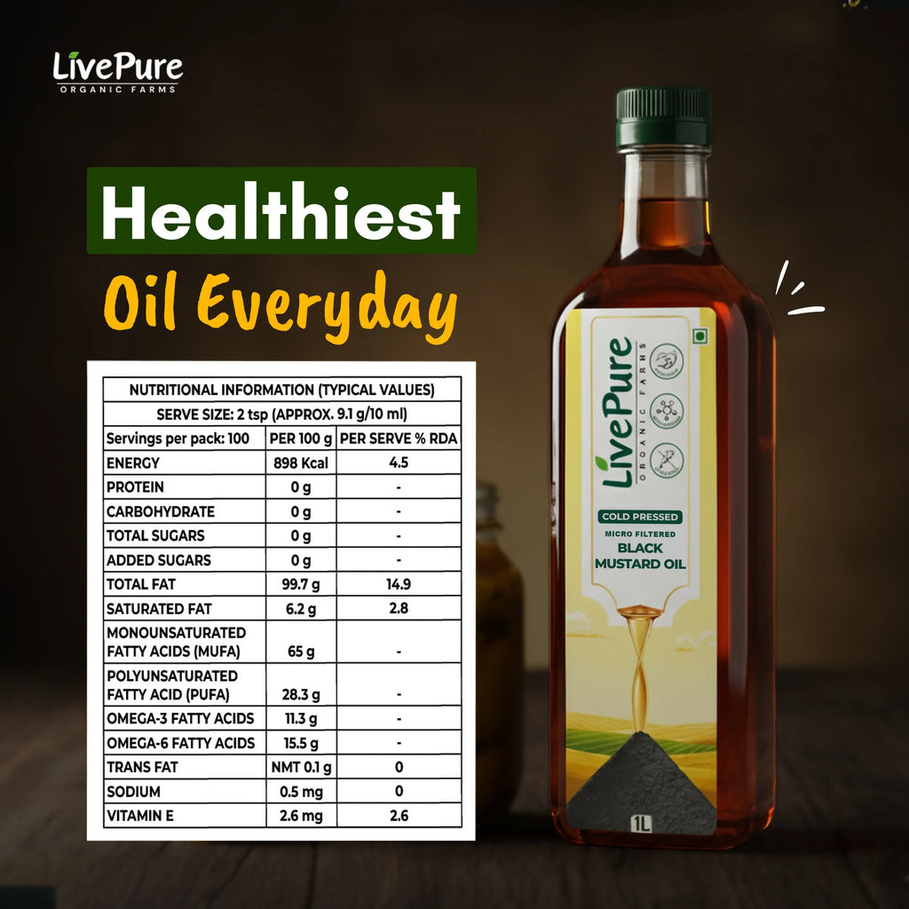 Cold Pressed Mustard Oil - 1 Litre