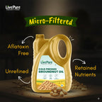 Cold Pressed Groundnut Oil - 2 Litre