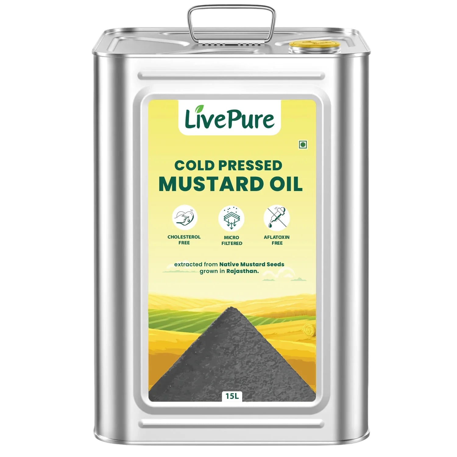 Cold Pressed Mustard Oil - 5 Litre