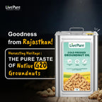 Cold Pressed Groundnut Oil - 15 Litre