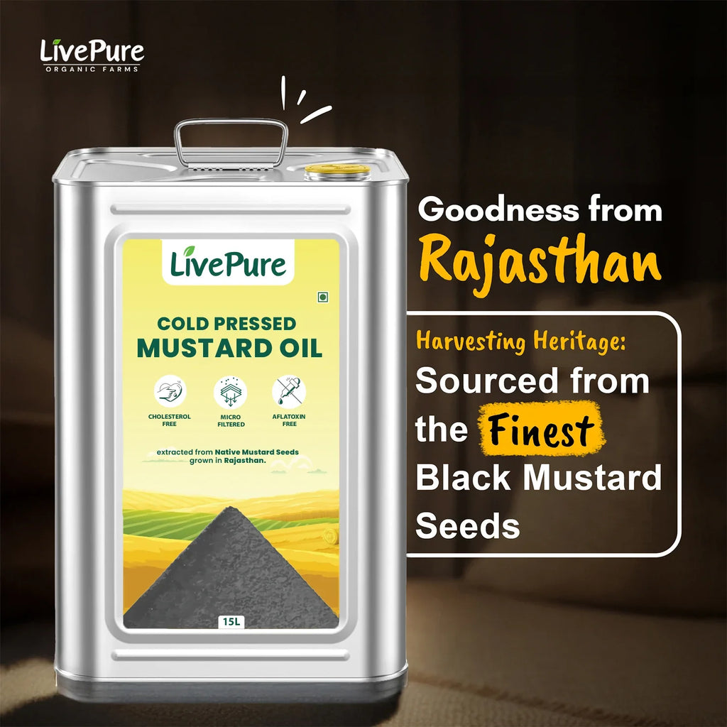 Cold Pressed Mustard Oil - 15 Litre